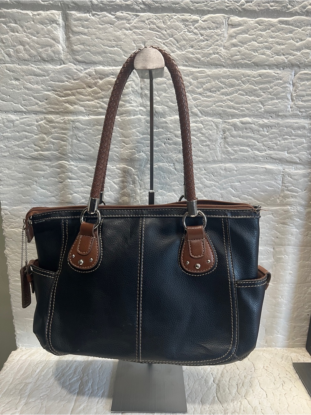 vintage Relic by Fossil two-tone shoulder bag